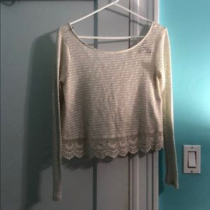 Crop sweater